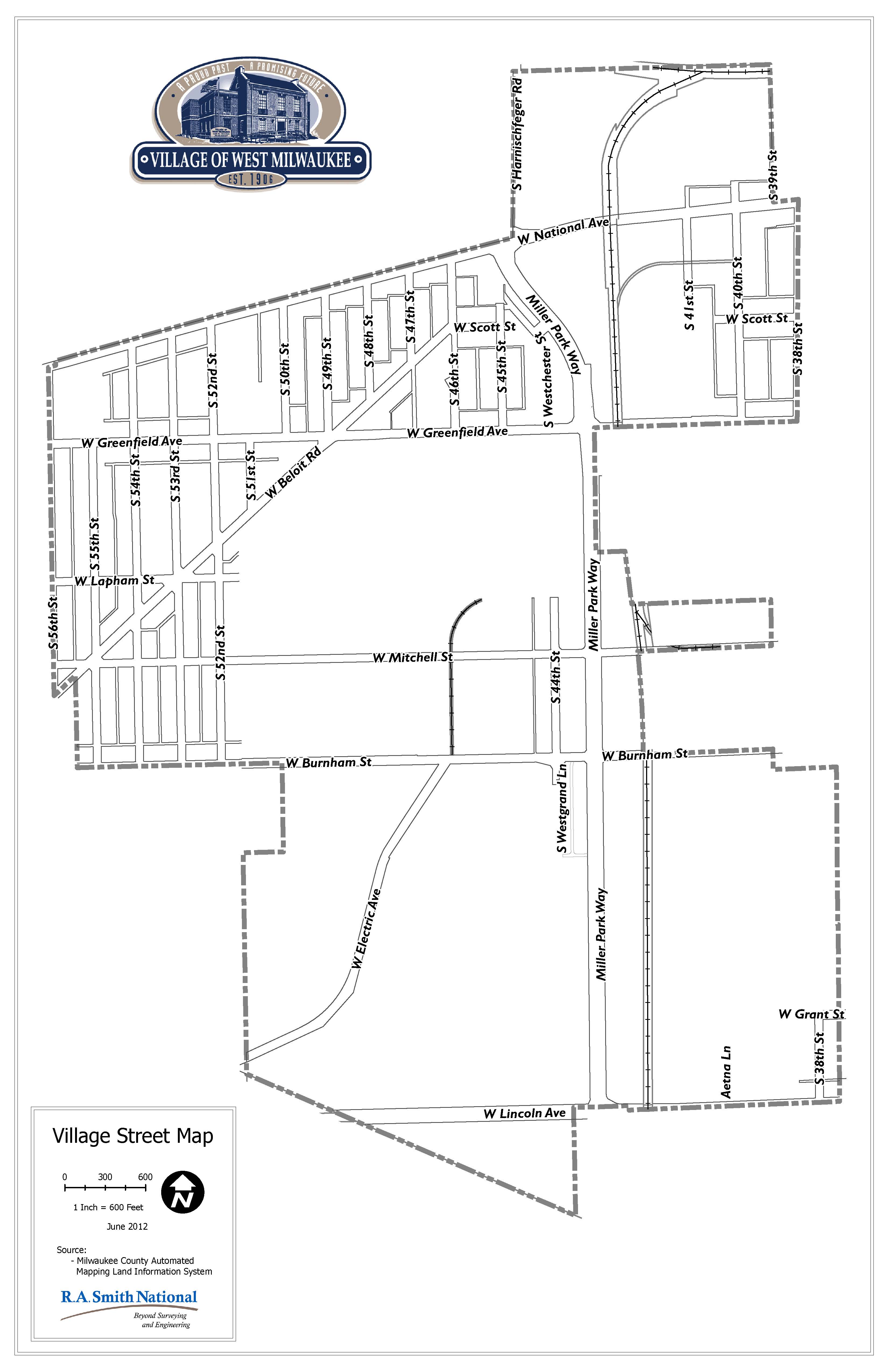 Village Street Map