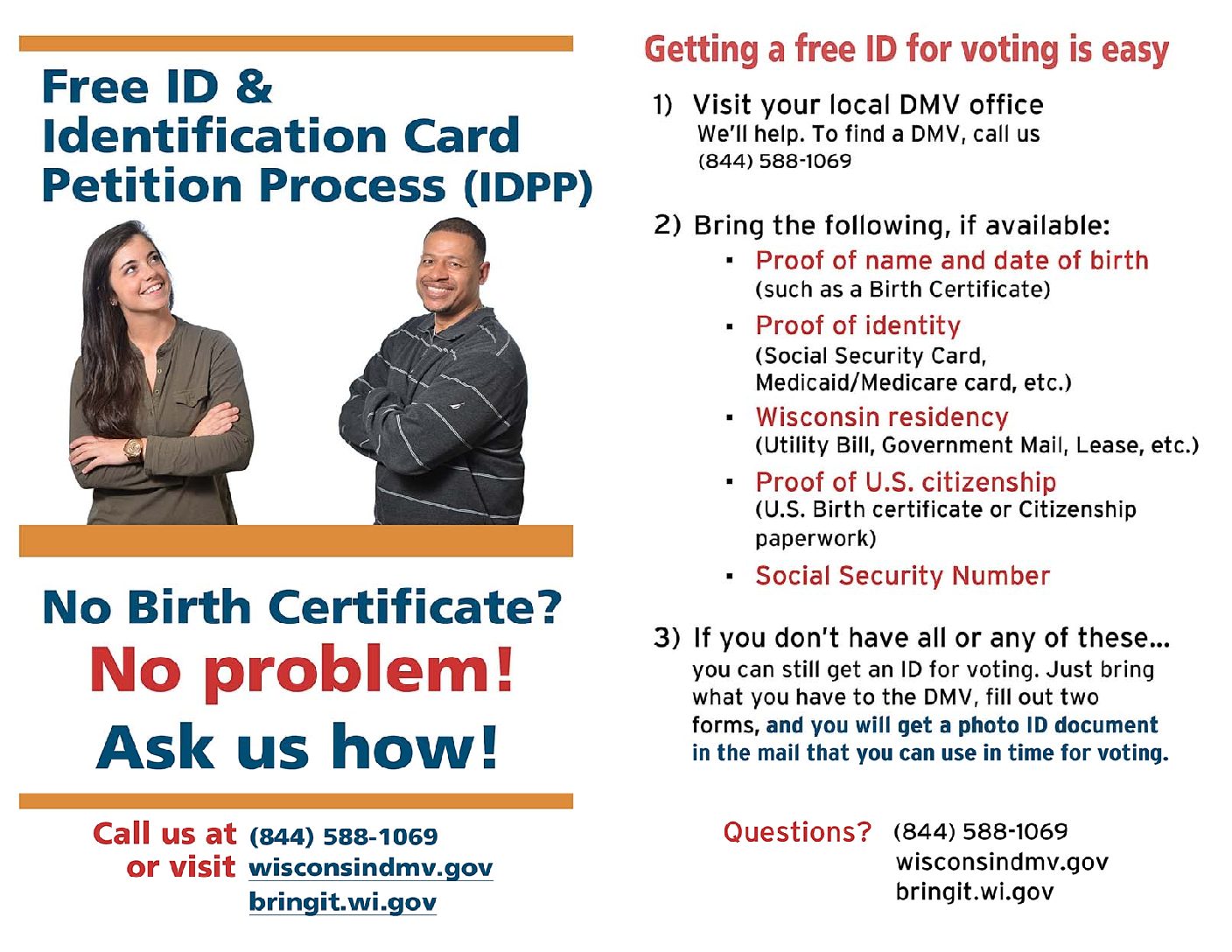 Getting a free ID for Voting